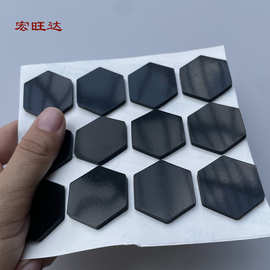 防滑防震亮面硅胶脚垫 高粘背胶耐磨减震光面硅胶防滑垫