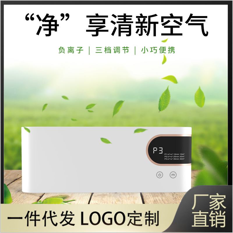 Small Air Purification Disinfector Household Car Ozone Negative Ion Sterilization Mini Air Purifier