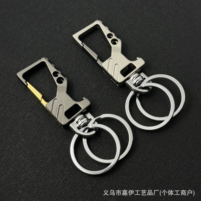 [Jia Yi] creative personality keychain multicolor keychain factory direct zinc alloy snap buckle multifunctional wholesale