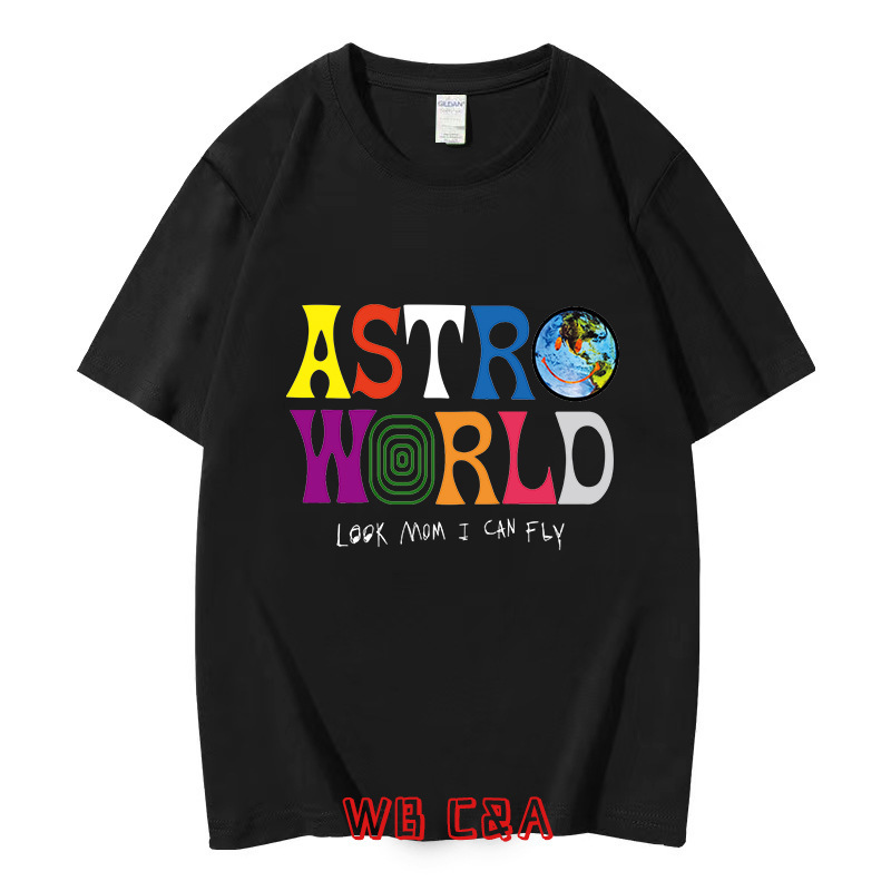 T-Shirt Summer Round Neck Short-Sleeved Unisex Style Cactus Jack White T-Shirt Versatile Ins Style Pure Cotton Short-Sleeved T-Shirt for Men T-Shirt Summer Round Neck Short-Sleeved Unisex Style Cactus Jack White T-Shirt Versatile Ins Style Pure Cotton Short-Sleeved T-Shirt for Men