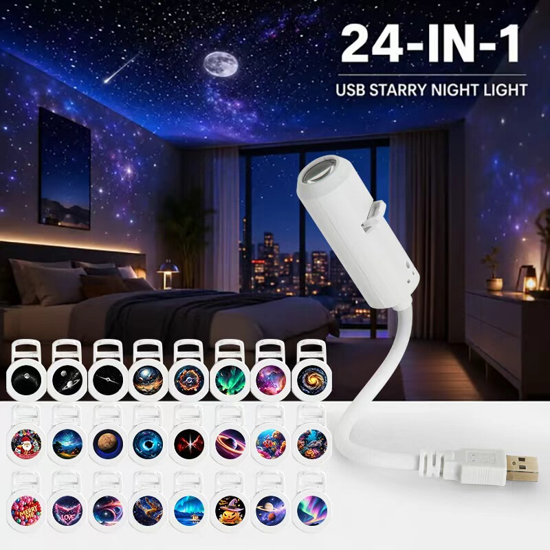 Starry sky lamp LED night light, popular online starry sky projection lamp, USB ambient projection lamp, starry sky ceiling ambient light Starry sky lamp LED night light, popular online starry sky projection lamp, USB ambient projection lamp, starry sky ceiling ambient light