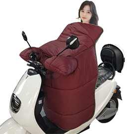 电动车挡风被冬季通用防寒保暖加厚加大防水电瓶车摩托防风被网红