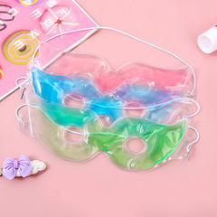 Student Cartoon PVC Ice Crystal Eye Mask Wholesale Summer Cooling Ice Sleeping Eye Mask Lunch Break Blackout Eye Mask