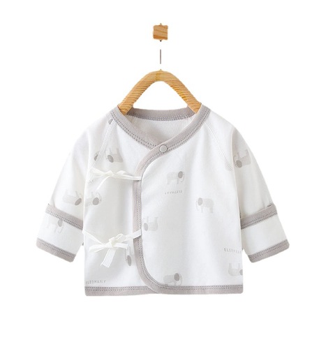 Newborn half-back baby clothes baby spring and summer clothes pure cotton type A monk clothes newborn underwear tops