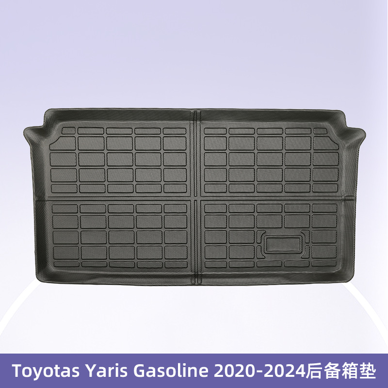Europa para Toyota Yaris 2020 - 2024 combustible 3D todo el tiempo TPE cojín de pie de automóvil