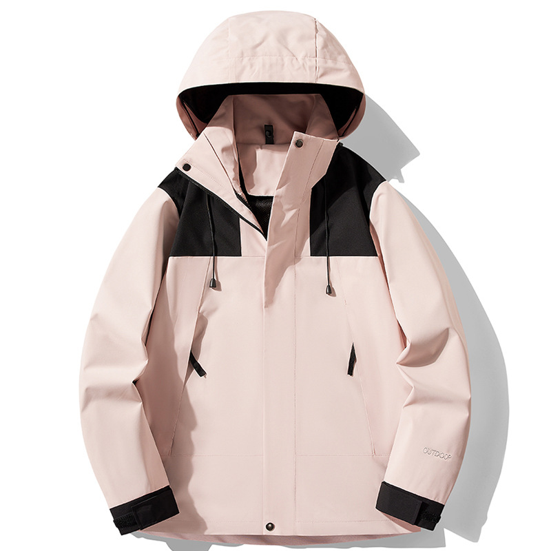 La misma marca al aire libre chaqueta de asalto hombre y mujer 3 en 1 abrigo desmontable 2025 nuevo a prueba de viento impermeable primavera y otoño