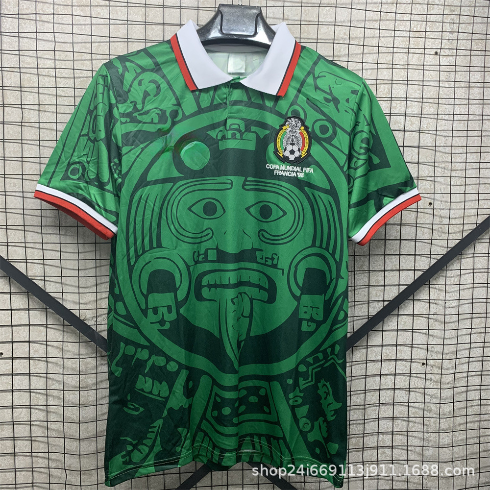 Camiseta de fútbol tailandesa retro Selección nacional Brasil Francia Argentina Portugal Camiseta de manga corta al por mayor Número de impresión