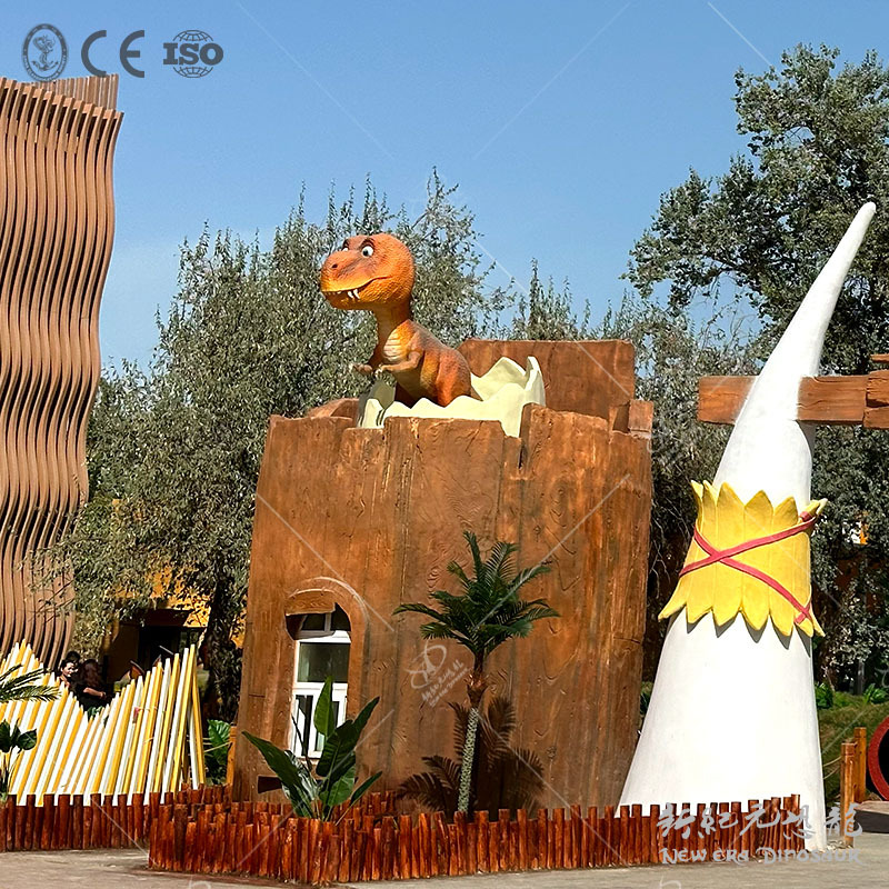 Modelo de simulación de animales gran dinosaurio decoración de simulación de dinosaurio de silicona escultura paisaje dinosaurio exhibición personalizada