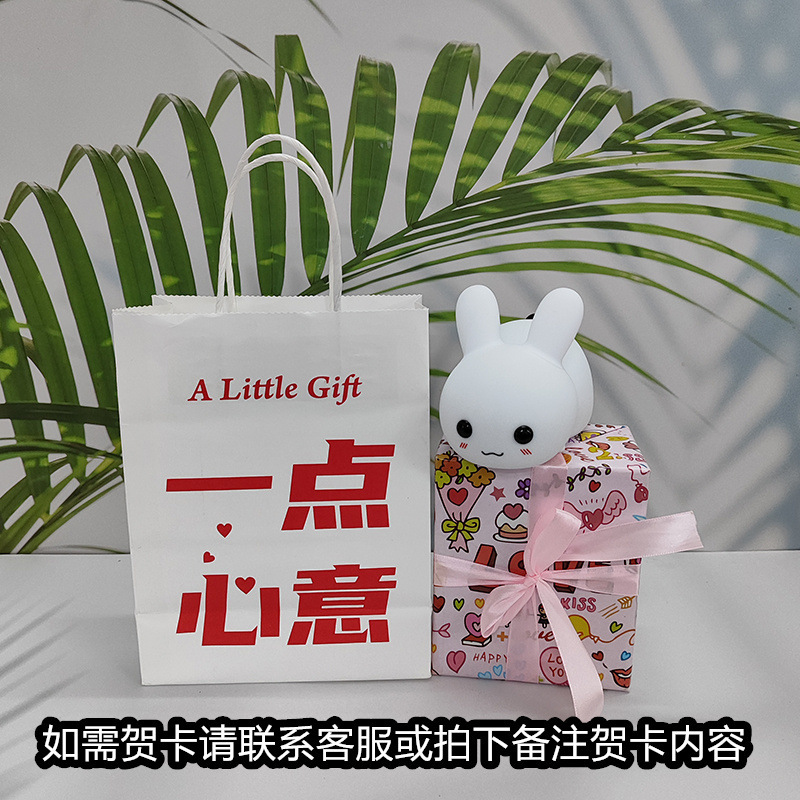 シリカゲル玉兎led小夜灯usb充電2色調光ぼんやりしています。|undefined