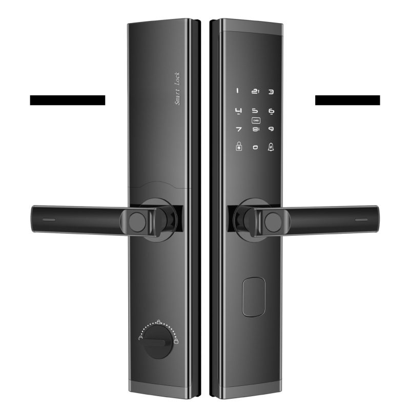 半自動指紋ロック盗難防止ドア家庭用パスワードロックを握ると、スマートロックカードの電子ロックc級ロックコアを握る|undefined