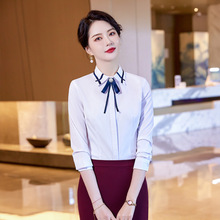 LLY6636春装新款韩版时尚衬衣正装女士长袖衬衫修身办公室工作服