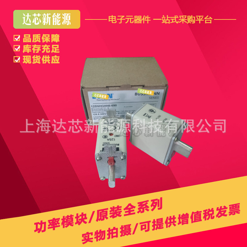 50NHG00B-690 63NHG00B-690 80NHG00B-690全新巴斯曼熔断器,底座