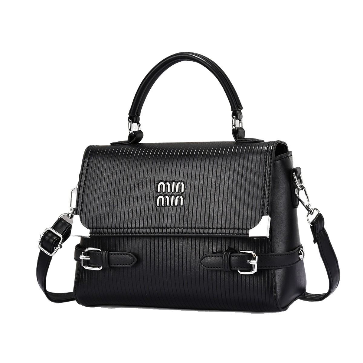Bolso femenino de Taizhou versión coreana del pequeño bolso cuadrado portátil nuevo bolso de hombro atmosférico simple bolso de mensajero transfronterizo de todo fósforo