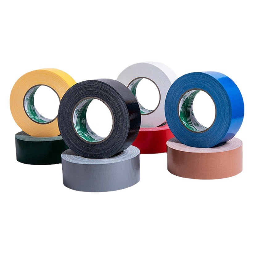 Cinta de color al por mayor de alta cinta de tela adhesiva de una sola cara fuerte impermeable boda exposición alfombra cinta de tela