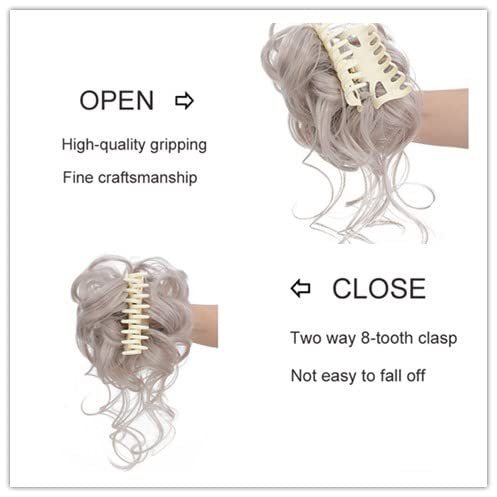 Foreign trade wig ring, fashionable hair bag, ball head, hair artifact, fluffy and messy long beard, braid, wig, hair clip hair ring
