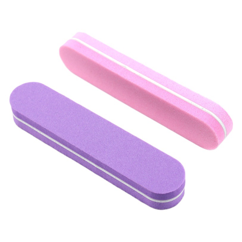 Nail Tools Mini Nail File Double-sided Polishing Nail Manicure Polishing Sponge Strip 100/180 Abrasion Resistant Sand