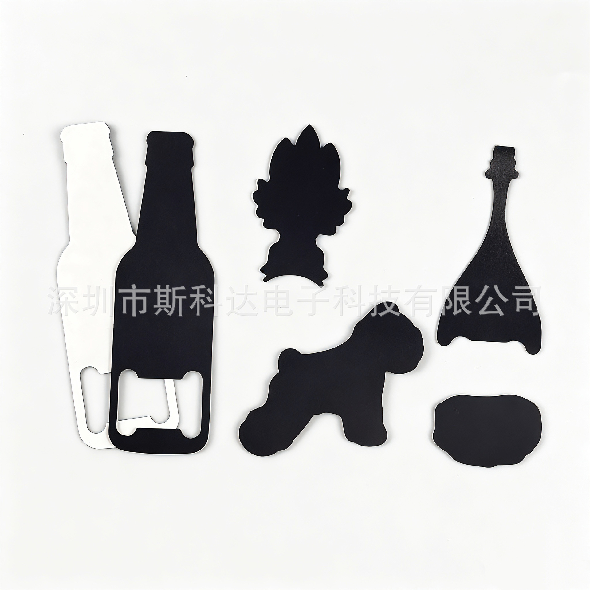 Customized Magnetic Bottle Opener Refrigerator Magnet Sticker Rubber Soft Magnetic Sticker Bottle Opener Magnet Sheet Die-Cut Processing