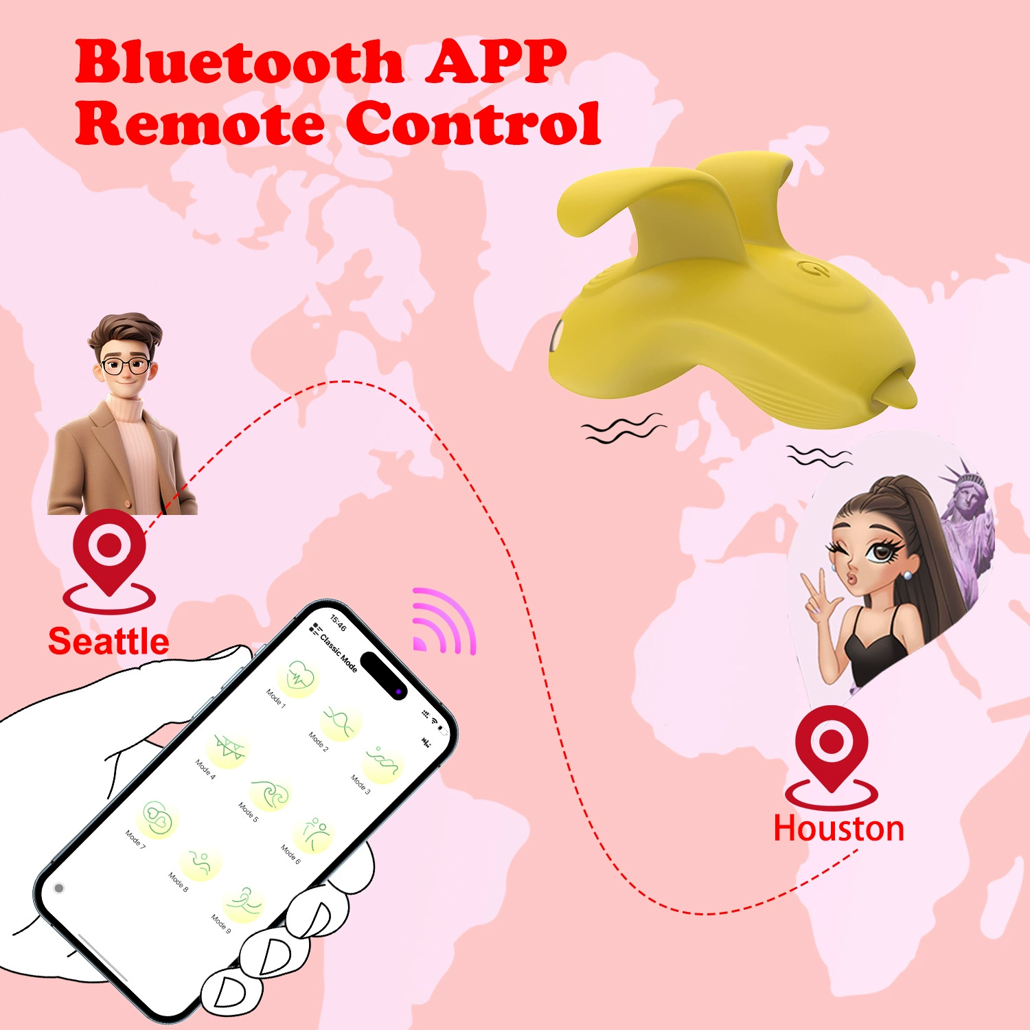 Удаленный APP-вибратор для женского оргазма, устройство для мастурбации, женские приватные игрушки, товары для взрослых, первоклассные источники