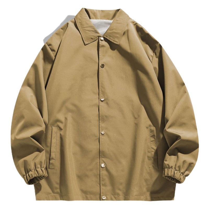 Chaqueta de trabajo para hombre, chaqueta informal holgada de marca a la moda, estilo japonés, primavera y otoño, 2024