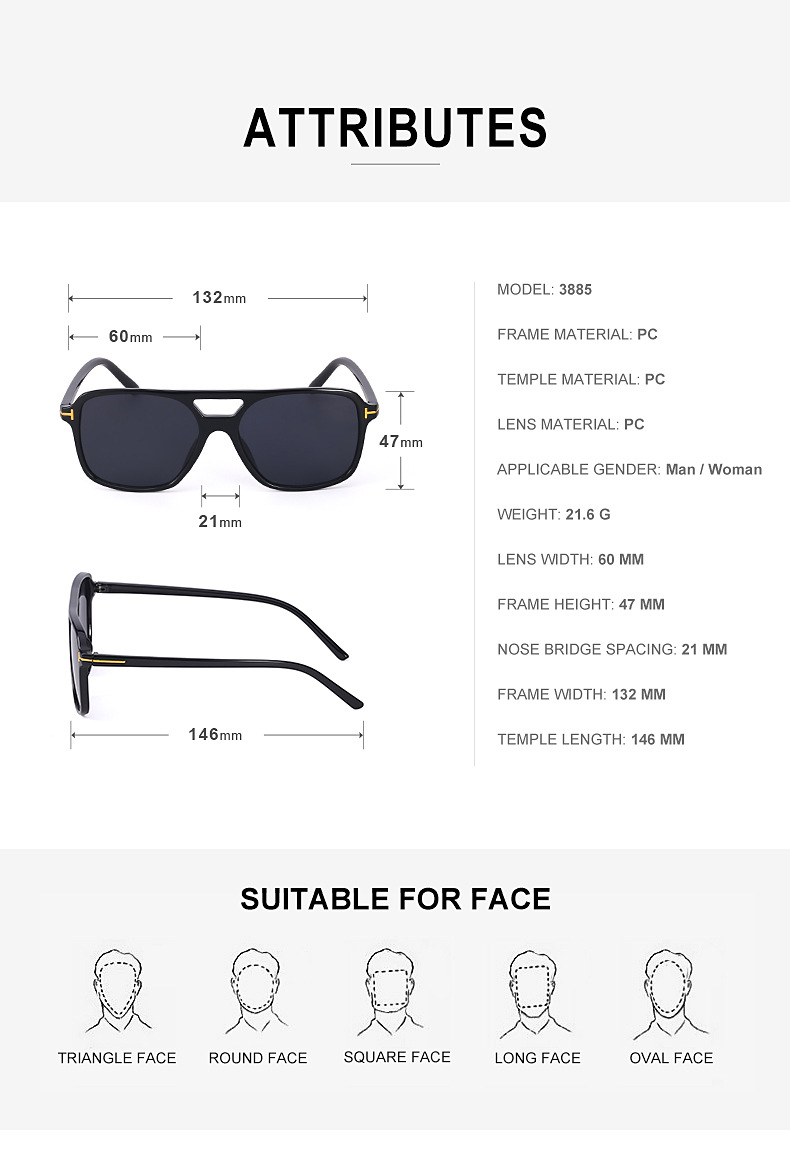 Korean Fashion New Style Big Frame Retro Box Frog Sunglasses display picture 18