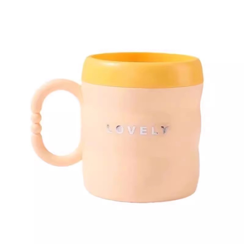 Taza de enjuague casera de doble color de bambú, taza de enjuague duradera, taza de enjuague de almacenamiento de cepillo de dientes para dormitorios de estudiantes image 5
