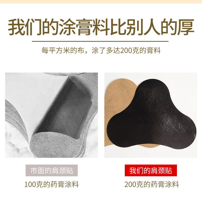 Mugwort Neck Patch Ai Cao Tie Self-Heating Warm Herbal Patch for Neck Shoulder Knee and Lower Back specifications