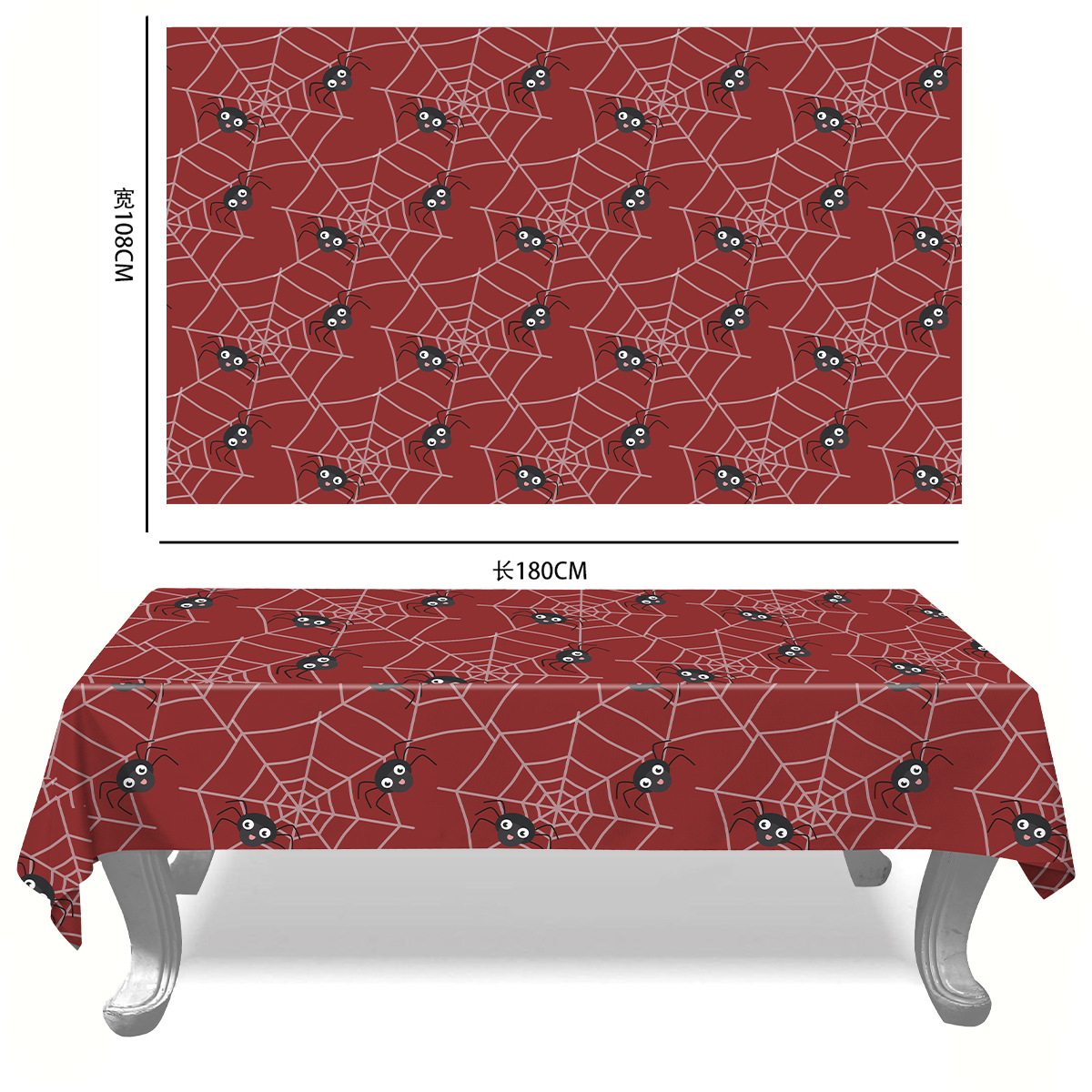 Mantel desechable de pvc original Mantel impermeable de flores completas Mantel de suministros para fiestas Mantel de plástico GRAD de temporada de graduación