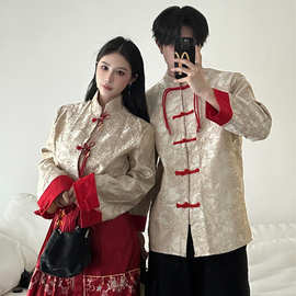 新款情侣新中式马面裙套装