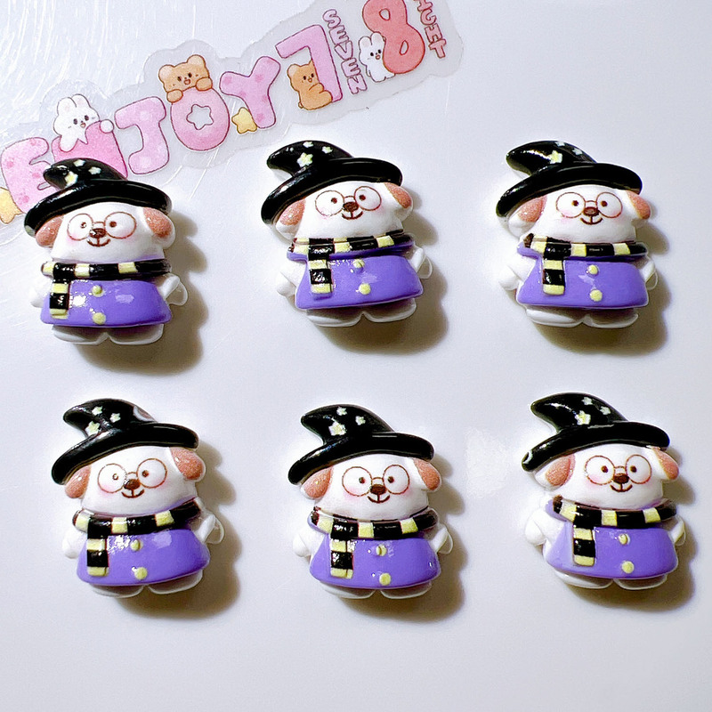 Ruiya 樹脂アクセサリー diy アクセサリー手作り素材靴バックル水カップステッカークリーム接着剤ヘアアクセサリーハロウィンゴースト|undefined