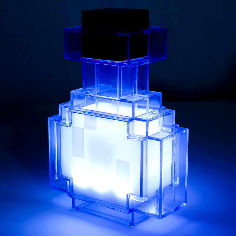 My World Game Periférico Regalo de cumpleaños Año Nuevo Hombre Caja de regalo MC Torch Antorcha Luz nocturna creativa Luz ambiental