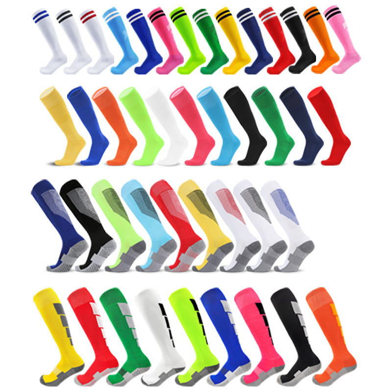 Cross-Border Foreign Trade Amazon Towel-Bottom Football Socks, Long Sports Socks, Knee-High Children's Socks, Custom Logo, in Stock Cross-Border Foreign Trade Amazon Towel-Bottom Football Socks, Long Sports Socks, Knee-High Children's Socks, Custom Logo, in Stock