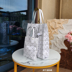 2024原廠4月限定新款菱格包百搭時尚女包包手提單肩大容量托特包