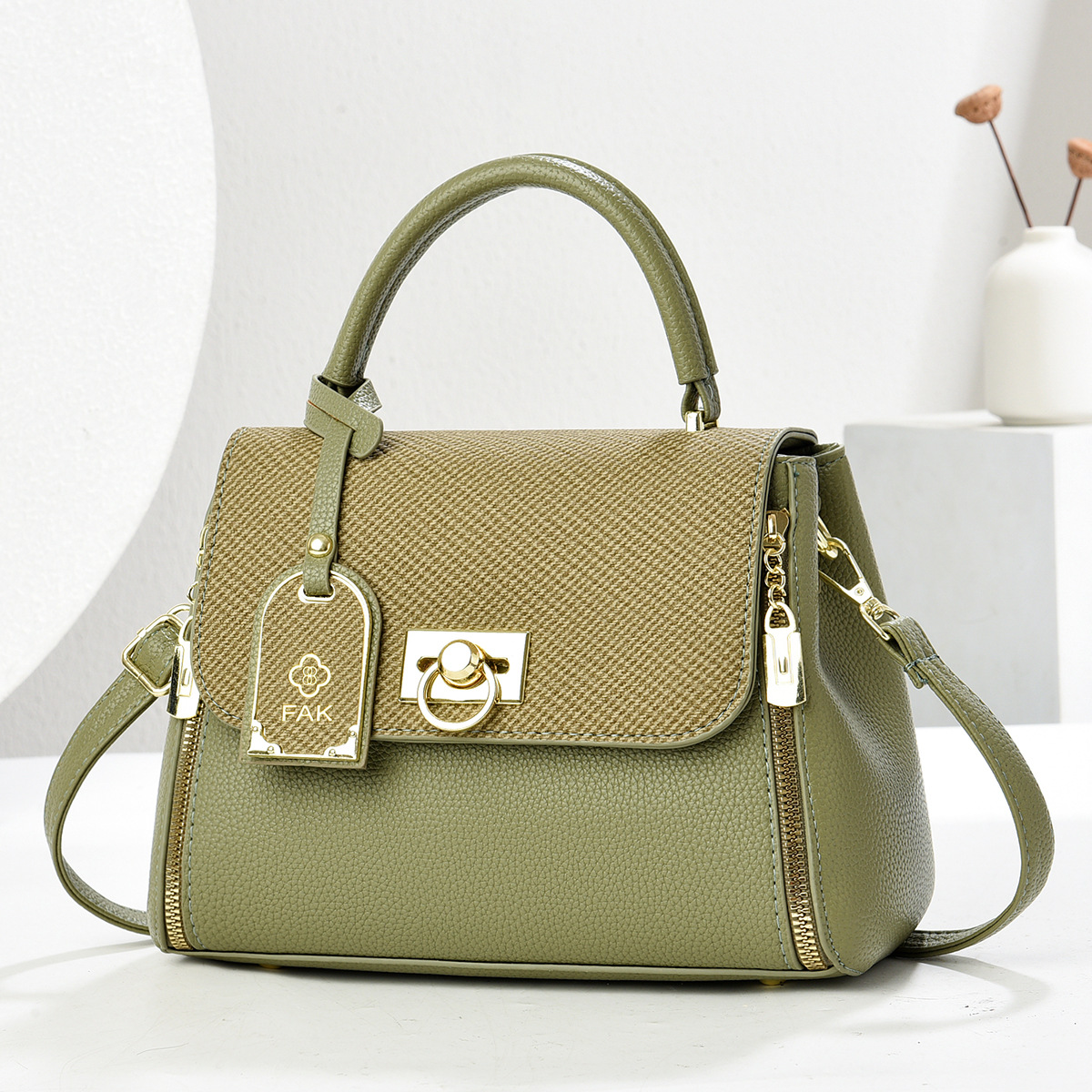 2025 nuevo estilo temperamento bolso de mujer bolso grande bolso de hombro de mujer salvaje