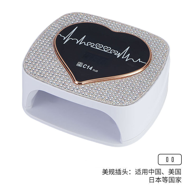 Lámpara de manicura transfronteriza 308W alta potencia manicura luz de fototerapia almacenamiento manicura tienda de manicuras manicuras manicuras pegamento manicuras manicuras asado luz