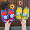 Ultra, children's Ultraman Tiga, summer fashionable slippers indoor, non-slip cartoon slide for boys, 2023 collection, soft sole