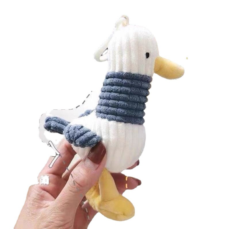Muñeco de Peluche Colgante 4 Pulgadas de Fibra de Poliéster para Máquina de Peluches y Llavero