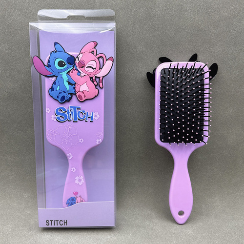 Children's cartoon air cushion comb, cute portable comb for girls, baby Minnie and Steve airbag massage hair comb