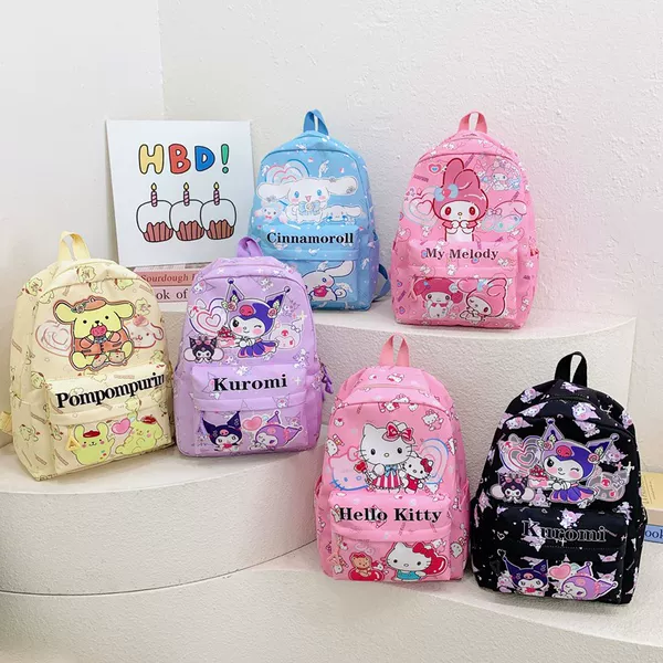 Kindergarten Primary School Schoolbag Cartoon Animation Cute Printed Backpack for Boys and Girls 2025 New Children's Backpack