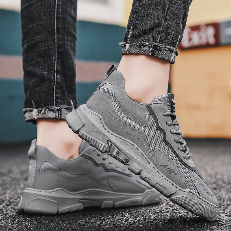 Arbejdsbeskyttelse herre åndbar mesh sports- og isure tynde byggeplads lugttætte arbejdssko trendy sommer_voghion.com