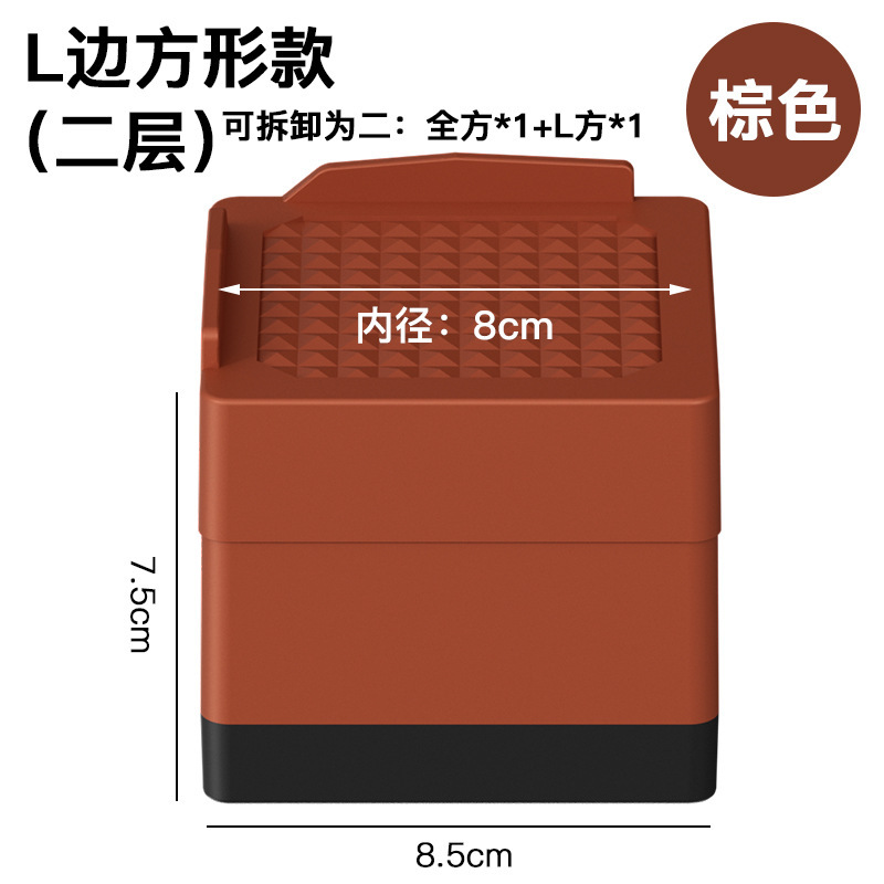 クロスボーダー高床式ソファ用滑り止め角型脚パッド プラスチック製テーブル・椅子・家具・コーヒーテーブル・冷蔵庫・洗濯機用脚パッド|undefined