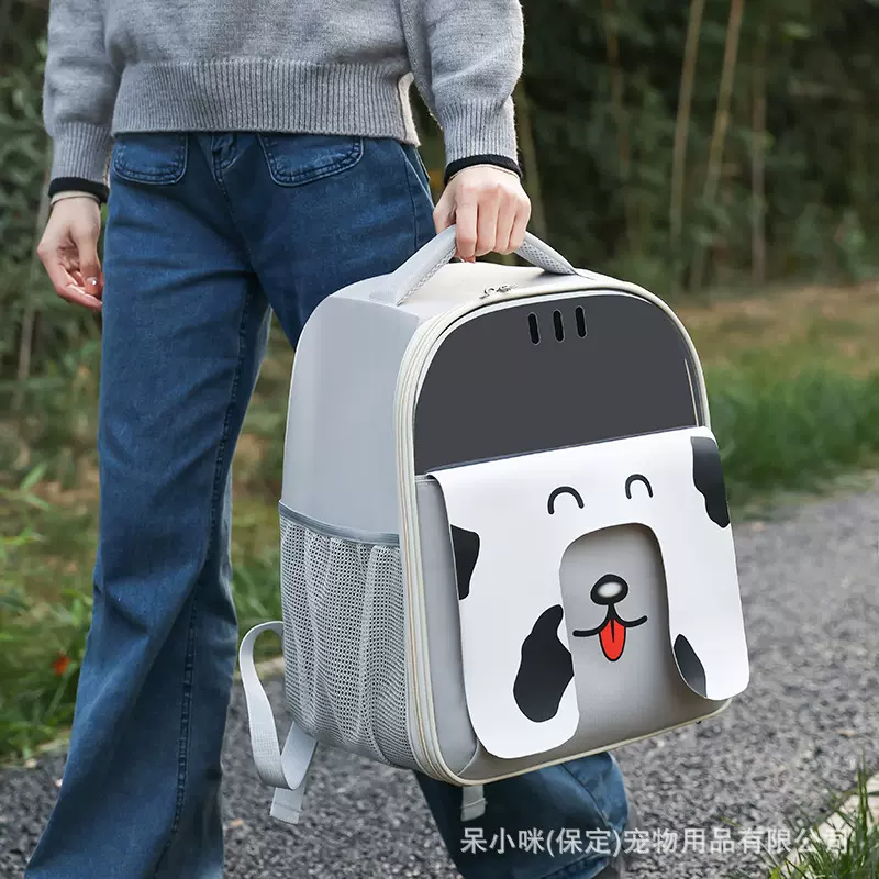 厂家直销大容量可爱宠物包可折叠透气猫包外出包便携猫袋航空箱
