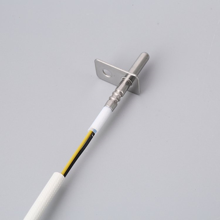 线束温度传感器NTC感温探头3950K 3435K 3977K法兰碟铂电阻传感器