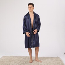 M 65120 Silk Striped Jacquette Pajamas Robe ����˿��˯��