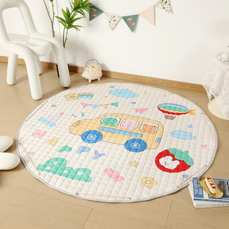 Las esteras de piso de almacenamiento acolchadas de viento ins, las bolsas de almacenamiento de juguetes troyanos para automóviles pueden admitir una generación