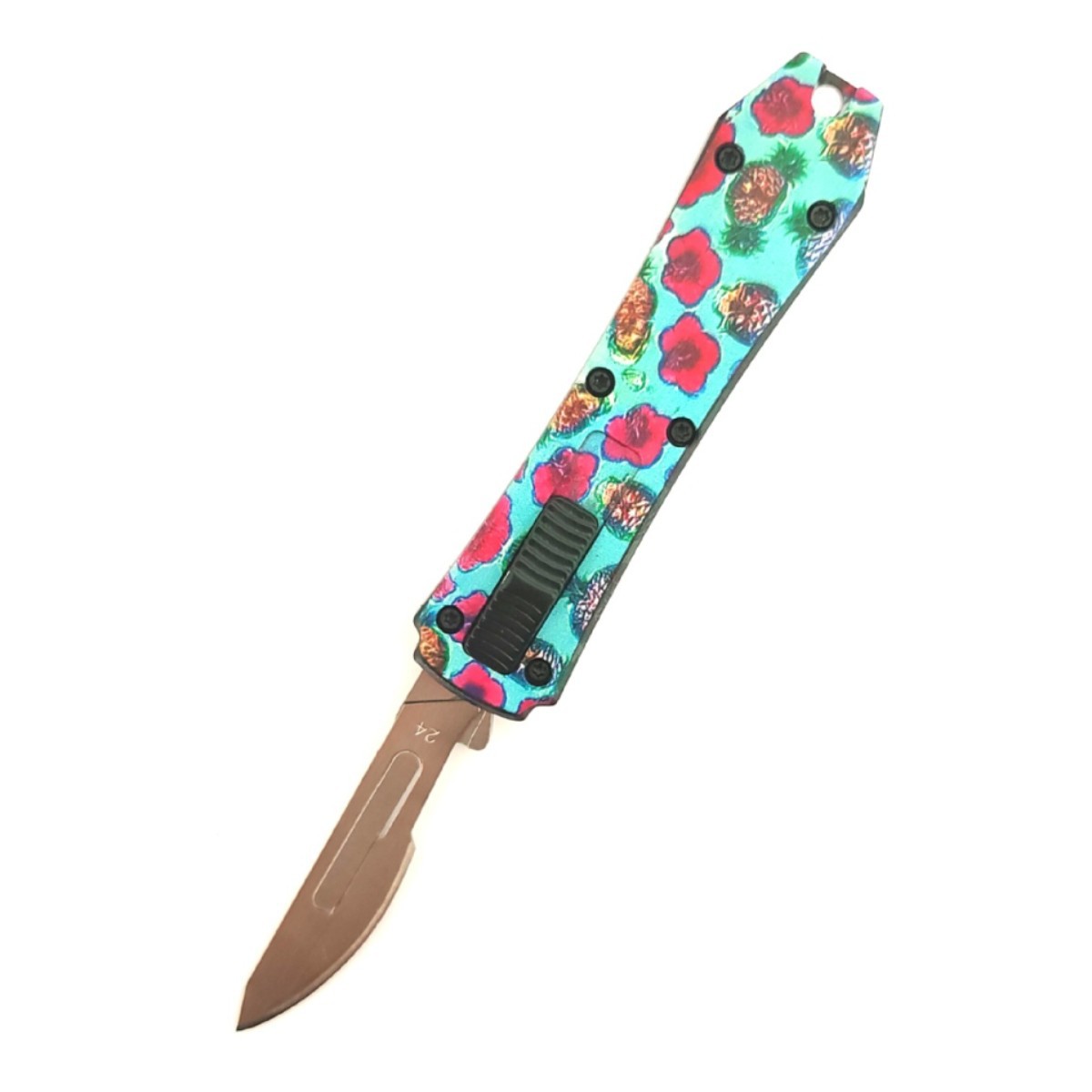 阳江小刀户外折刀可拆卸刀片迷你刀钥匙扣刀雕刻刀具介刀auto otf