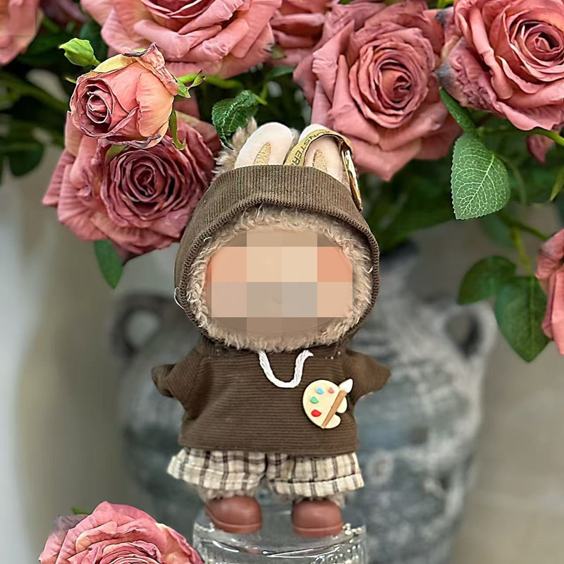 ベビー服のみ第 1 世代、第 2 世代、第 3 世代 17 センチメートルラブブベビー服シッティングパーティービニールぬいぐるみ服セット卸売