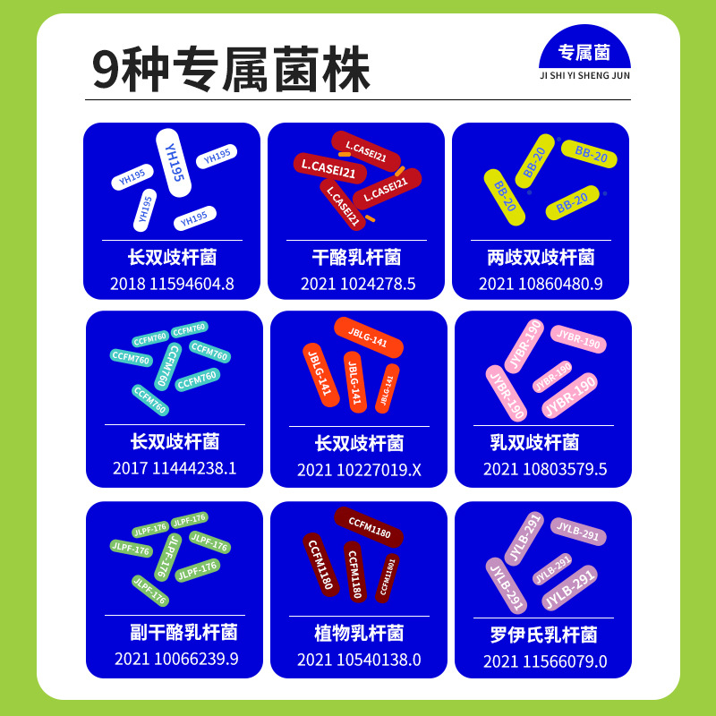 Wholesale instant probiotic powder with 10 types of prebiotics, intestinal active probiotic freeze-dried powder solid beverage, contract manufacturing