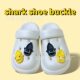 Mini shark decorative shoes flower cute doll hole shoes diy accessories cartoon Three-dimensional shark hole shoes matching