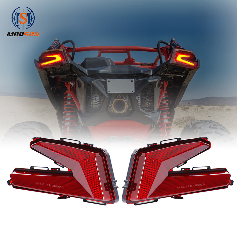 摩托UTV越野车LED尾灯适用2018-2023庞巴迪Maverick X3 Turbo改装