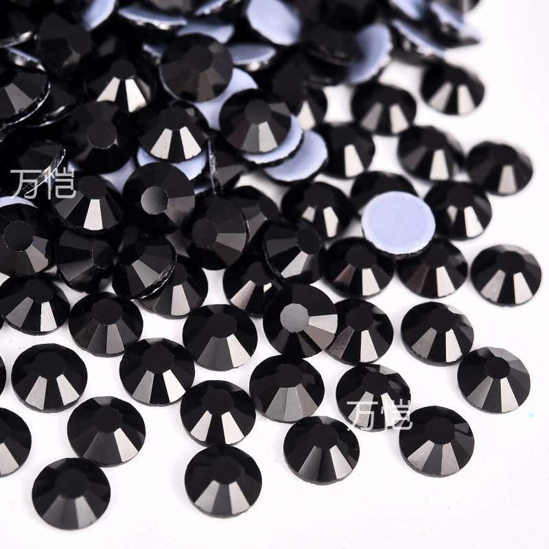 爆発的な輝きの平底イミテーションオパールラインストーン、衣類用アクセサリー、電気メッキガラスラインストーン、大型装飾品、DIYジュエリーアクセサリー材料